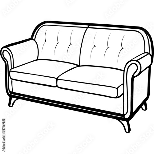 Modern Sofa Vector Design