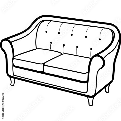Modern Sofa Vector Design