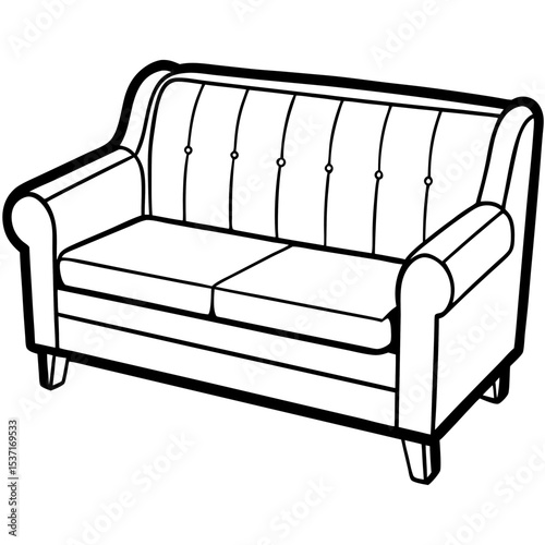 Modern Sofa Vector Design