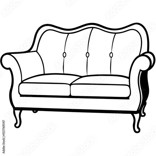 Modern Sofa Vector Design