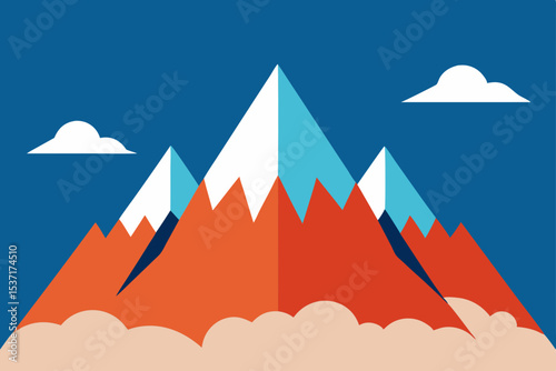 Majestic Mountain Peaks A Stunning View of Nature's Majesty
