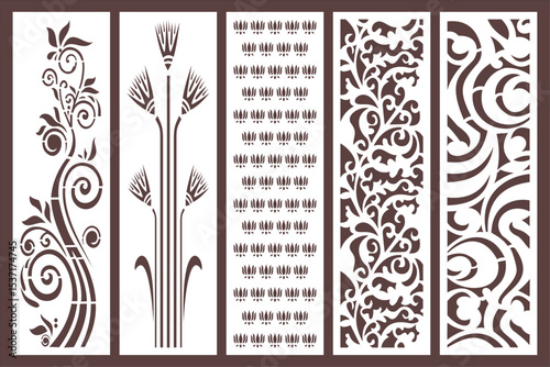 Seamless pattern jali design Vector 