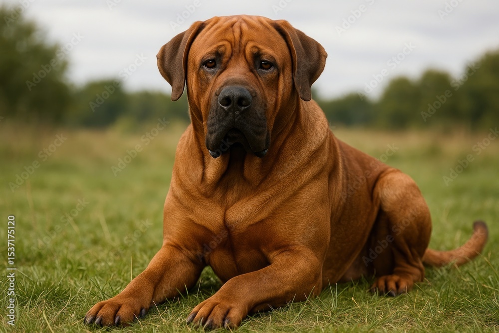Fototapeta premium Majestic brown dog outdoors