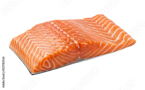 Fresh Salmon Fillet Studio Shot  High-Quality Food Photography Perfect for Restaurant Menus and Culinary Websites