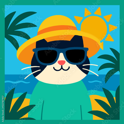 cat and sunglasses