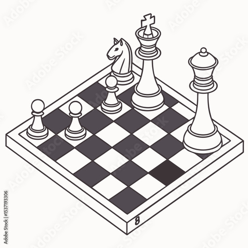 black chess pieces