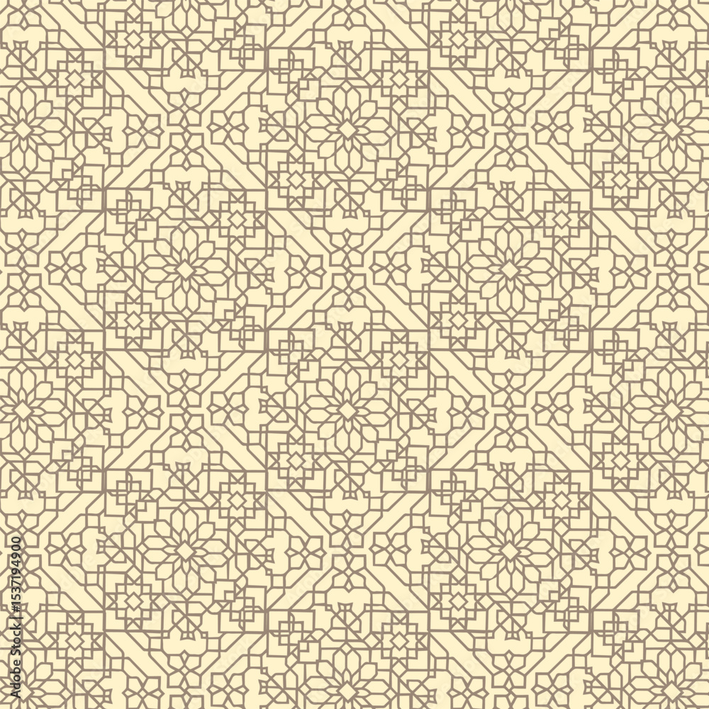 Fototapeta premium seamless damask pattern