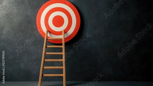Achieving Goals Climbing the Ladder to Success with a Clear Target
