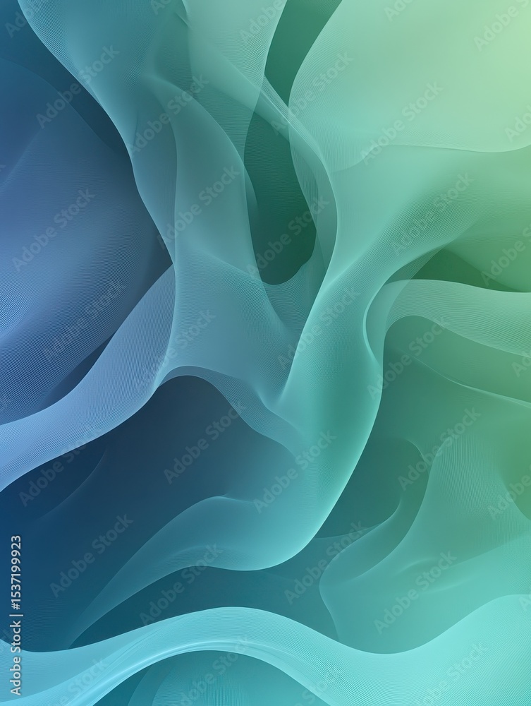 Obraz premium Gradient background from blue to green. abstract background