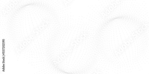 Modern abstract background. Halftone dots in circle form. Spiral logo, icon or design element. Black dots on a white background and white dots on the black side.