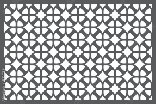 Seamless pattern jali design Vector