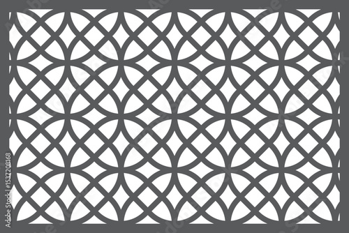Seamless pattern jali design Vector