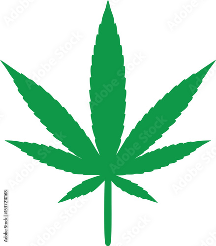 cannabis leaf vector, Marijuana cannabis hemp leaf silhouette, Marijuana leaf icon silhouette vector