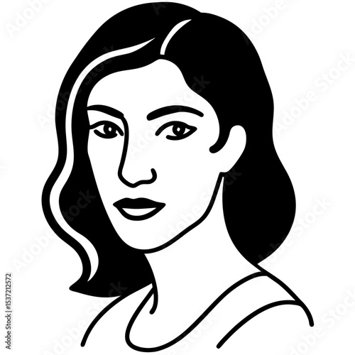 woman face silhouette