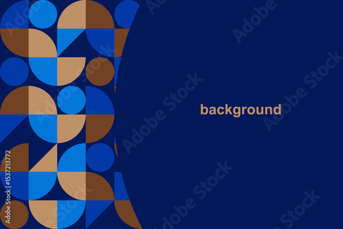 Vector graphics, abstract background in trend colors for presentation, banner, inscription