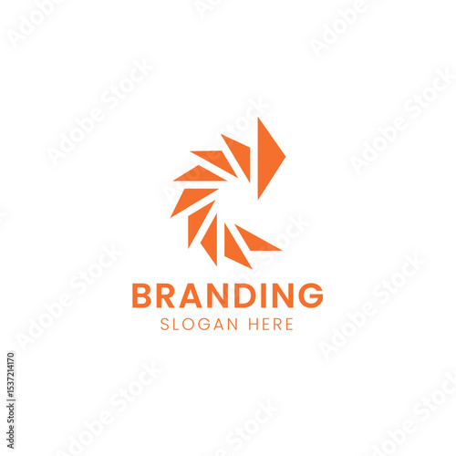 Iconic and symbolic letter C logo template.