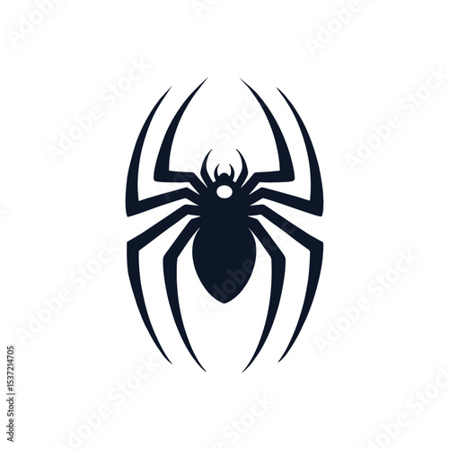 Unique spider logo Modern and minimalist vector and abstract logo