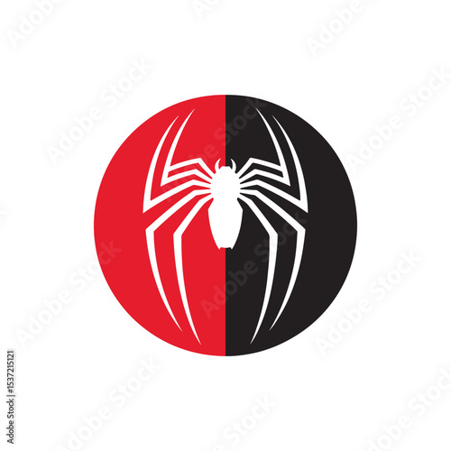 Unique spider logo Modern and minimalist vector and abstract logo