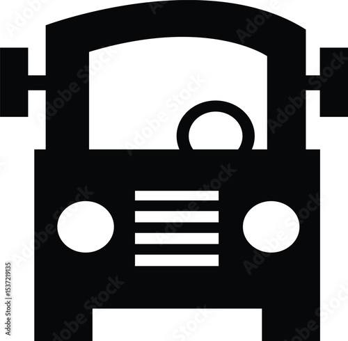 Pictoria Series Flat Minimalist Vehicle Symbols