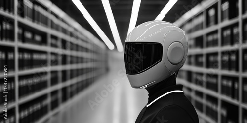 Robotic Helmet in Library