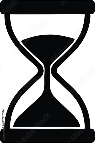 hourglass vector illustration