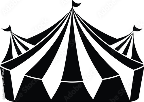 circus tent vector illustration