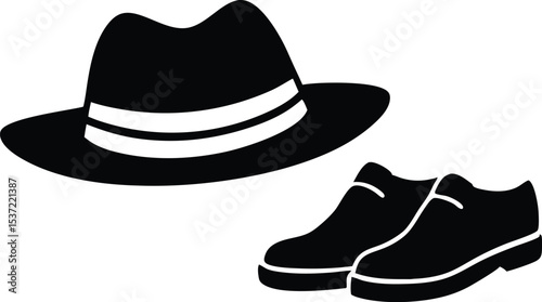 cowboy hat and boots