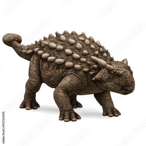 Ankylosaurus Dinosaur 3D Render