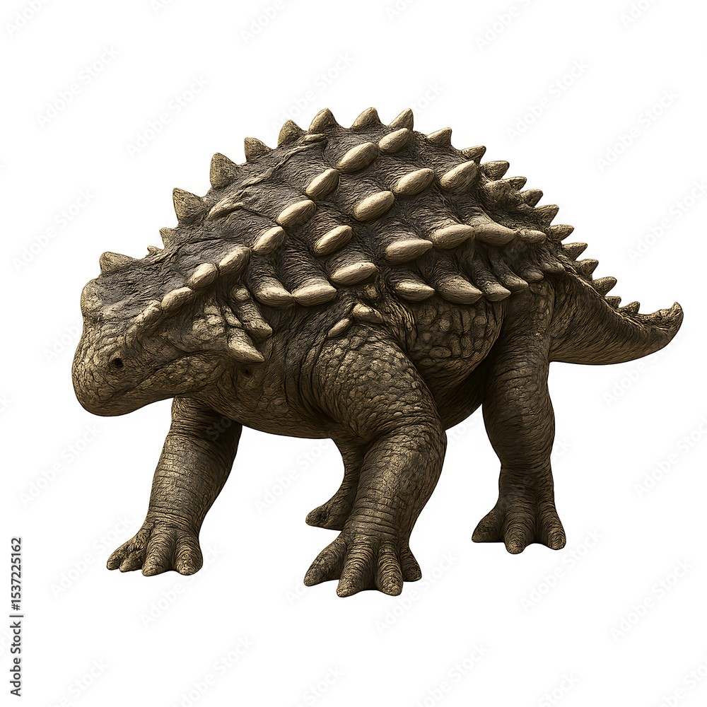 Fototapeta premium Ankylosaurus Dinosaur 3D Render