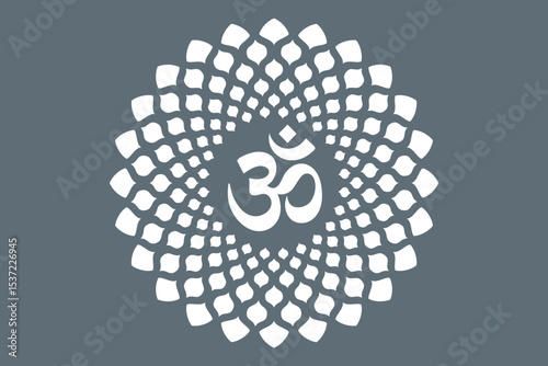 Om Jali design, Om cnc cut jali, corian jali for Temple Mandir door Window etc.