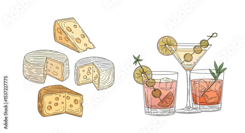 Cheese And Cocktails Pairing Guide A Delightful Combination Of Flavors