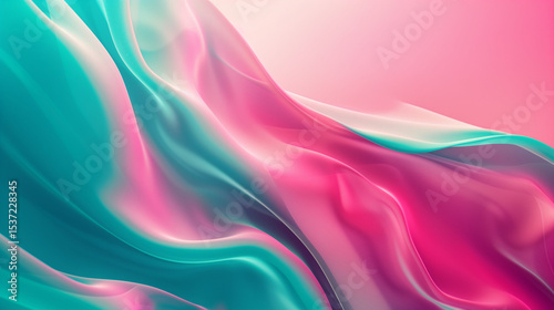 Wallpaper Mural Soft Pink Teal Gradient Background Torontodigital.ca