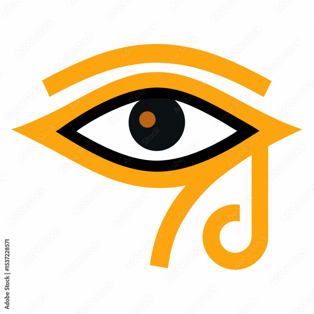 Obraz premium eye vector illustration
