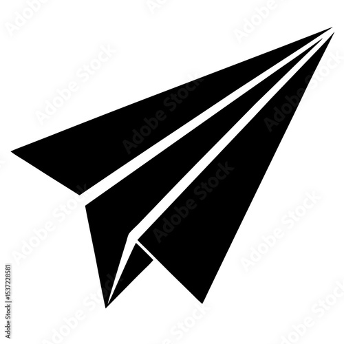 paper plane vector