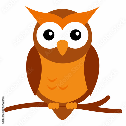 owl sitting on a branch