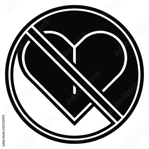 No Love Icon A Symbol of Heartbreak, Rejection, and Unrequited Feelings