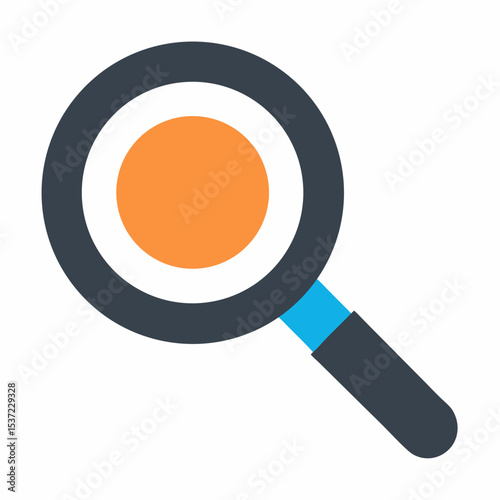 vector magnifying glass icon