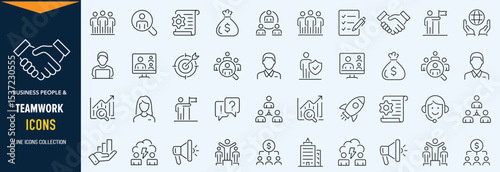 Team work and trust icon