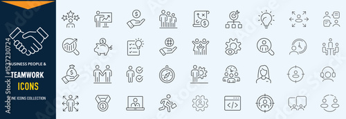Team work and trust icon