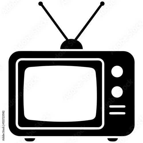vector retro tv