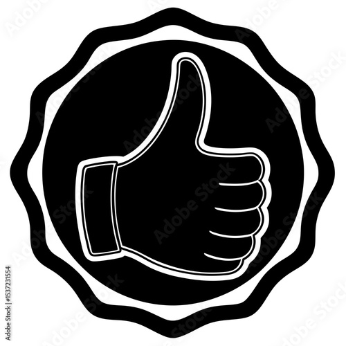 thumb up and down