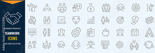 Team work and trust icon