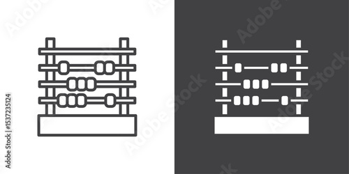 abacus icon symbol illustration logo
