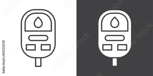 blood glucose icon symbol illustration logo