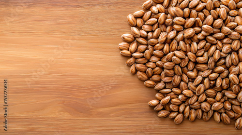 coffee beans on wooden background