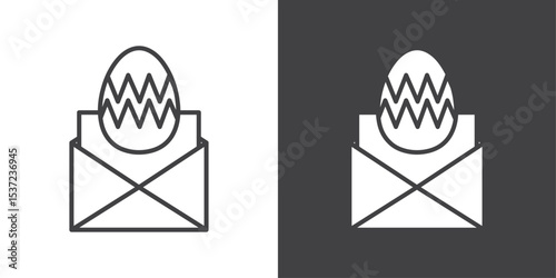 easter messege icon symbol illustration logo