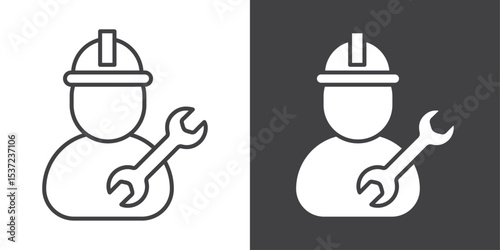 engineering service icon symbol illustration logo