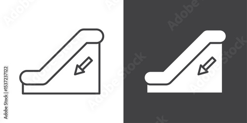 escalator icon symbol illustration logo