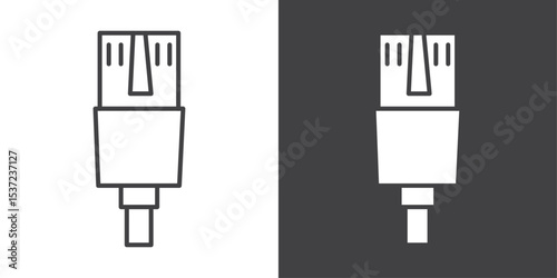 ethernet cable icon symbol illustration logo