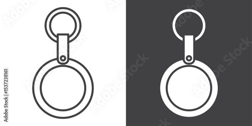 key chain icon symbol illustration logo